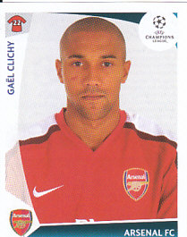 Gael Clichy Arsenal samolepka UEFA Champions League 2009/10 #483
